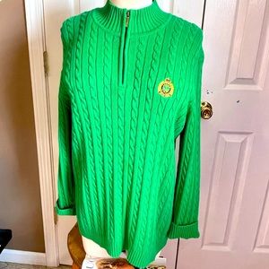 Lauren by Ralph Lauren 1/4 zip sweater GUC